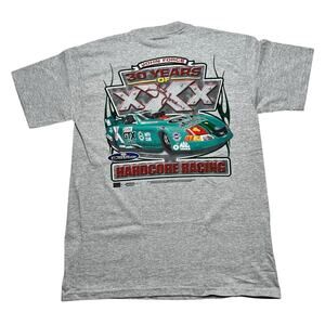 Vintage John Force 30 Years of HardCore Drag Racing Hot Rod Graphic T-shirt M